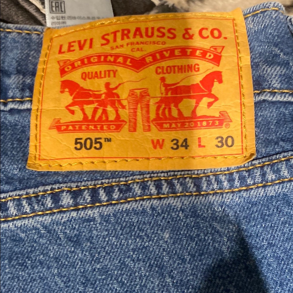 Levi's Blue Straight Jeans Classic Style